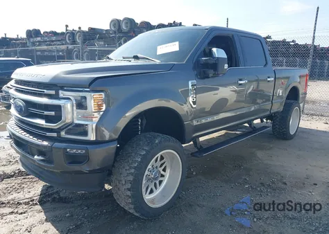 2020 Ford F-250 Platinum из США, поврежденный, VIN 1FT7W2BT1LEE75065